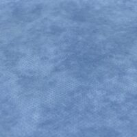 Close up photo of blue spunbond polypropylene nonwoven material to show texture